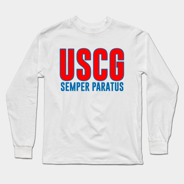 USCG - Semper Paratus Long Sleeve T-Shirt by DonnySanders